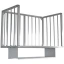 John Boos Table Mount Aluminum Meat Boat Rack, 96 x 20 inch.