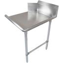 John Boos 14 Gauge Stainless Steel 300 Series Clean Straight Right Dishtable, 96 inch Length.