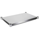 John Boos 16 Gauge Stainless Steel 300 Series Lower Shelves for Dishtable, 72 inch Length.