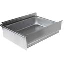 John Boos Stainless Steel Roller Bearing Slide Drawer for Wood Top Table, 20 x 15 inch.