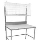 John Boos Stainless Steel Table Mount Meat Boat Rack, 72 inch.