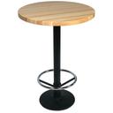John Boos Tuff Var Finish Round Red Oak Butcher Block Top, 60 x 60 x 1.75 inch.