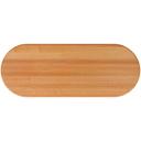 John Boos Tuff Var Finish Oval Red Oak Butcher Block Top, 60 x 42 x 1.5 inch.