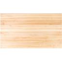 John Boos Tuff Var Finish Rectangular Soft Maple Butcher Block Top, 48 x 36 x 1 1/2 inch.