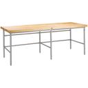 John Boos Galvanized Steel Bakers Frame with Bin Stops and Guides, 60 x 30 inch.