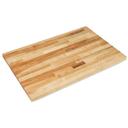 John Boos Oil Finish Non Reversible Hard Maple Bakers Table Top, 132 x 30 x 1 1/2 inch.