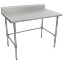 John Boos 16 Gauge Stainless Steel Work Table with Galvanized Base and Bracing, 48 x 36 inch.