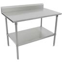 John Boos 16 Gauge Stainless Steel Base and Shelf Work Table, 36 x 30 inch.