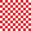 McNairn Red Check Dry Wax Basket Liner Sheet, 12 x 12 inch -- 2000 per case