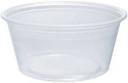 Dart Conex Clear Complements Polypropylene Portion Container, 3 1/4 Ounce - 125 count per pack -- 20 packs per case