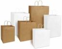Duro Natural Kraft 1/6 BBL Paper Grocery Bag, 76 Pound Capacity -- 400 per case