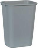 Rubbermaid Large Black Wastebasket, 41 Quart