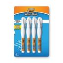 BIC White Wite-Out Shake N Squeeze Correction Pen, 8 Milliliter -- 4 per case
