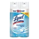 Lysol 19 Ounce Crisp Linen Disinfectant Aerosol Spray, 2 count -- 4 per case