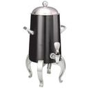 Service Ideas Flame Free Thermo-Urn Black Onyx Metallic Elements Regal Traditional Spigot Stainless Vacuum Insulated Urn, 1.5 Gallon Capacity