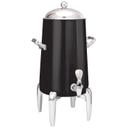 Service Ideas Flame Free Thermo-Urn Black Onyx Metallic Elements Modern Traditional Spigot Stainless Vacuum Insulated Urn, 3 Gallon Capacity