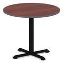 Alera Medium Cherry/Mahogany Round Reversible Laminate Table Top, 35 3/8 x 35 3/8 inch