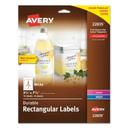 Avery Durable Water-Resistant Wraparound Label with Sure Feed, 3 1/4 x 7 3/4 inch -- 16 per case