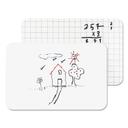 MasterVision Reversable Grid/Solid Frameless Dry Erase Lap Board, 11 7/8 X 8 1/4 inch