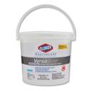 Clorox Healthcare White 1 Ply Versasure Cleaner Disinfectant Wipes, 12 x 12 inch - 110 per bucket