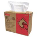 Cascades PRO Tuff Job White Interfold Pop Up Scrim Reinforced Wiper, 9 3/4 x 16 3/4 inch - 150 per pack -- 6 packs per case