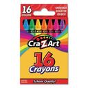 Cra-Z-Art Sixteen Assorted Colors Crayons -- 16 per set