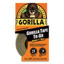 Gorilla Black 1.5 inch Core Tape Roll, 1 inch x 10 Yards