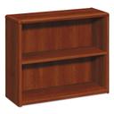 Hon 10700 Series Cognac Two Shelf Wood Bookcase, 36 x 13 1/8 x 29 5/8 inch