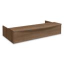 Hon Foundation Series Pinnacle Reception Station with Bow Front, 72 x 36 x 14.25 inch