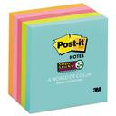 Post-it Super Sticky Miami Colors 90 Sheets Note Pad, 3 x 3 inch -- 5 per case