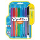 Paper Mate InkJoy 100 Medium 1 mm Assorted Ink/Barrel Stick Ballpoint Pen - 8 count per set -- 1 set