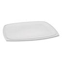 Pactiv Evergreen Showcase Clear Plastic Deli Container Flat Lid for 3-Compartment 48 and 64 Ounce Containers, 9 x 7.38 x 0.19 inch -- 220 per case