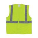 PIP Polyester Mesh 2X-Large Hi-Viz Lime Yellow ANSI Class 2 Hook and Loop Safety Vest