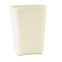 Rubbermaid Commercial Beige Fiberglass Rectangular Fire Resistant Wastebasket, 10 Gallon