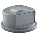 Rubbermaid Commercial Round Brute Dome Top Receptacle Push Door, 24.81 x 12.63 inch