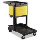 Rubbermaid Commercial Plastic Yellow Locking Cabinet for Rubbermaid Commercial Cleaning Cart