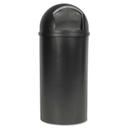 Rubbermaid Commercial Polyethylene Brown Round Marshal Classic Container, 15 Gallon
