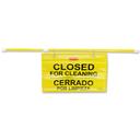 Rubbermaid Commercial Yellow Fabric Multi Lingual Site Safety Hanging Sign, 50 x 1 x 13 inch
