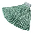 Rubbermaid Commercial Green Non-Launderable Cotton/Synthetic Cut-End Wet Mop Head, 24 Ounce