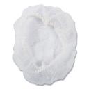 AmerCareRoyal White Polypropylene Pleated Latex-Free Operating Room Cap, 21 inch - 100 Caps per pack -- 10 packs per case