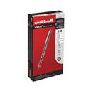 Uni Ball Vision Gray Barrel Fine 0.7 mm Stick Roller Ball Pen with Passion Pink Ink -- 12 per case