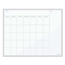 U Brands White Magnetic Dry Erase Undated One Month Calendar Board, 20 x 16 inch