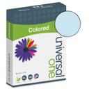 Universal Blue Deluxe Colored Paper, 8.5 x 11 inch - 500 count per reem -- 1 reem per case