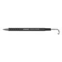 Universal Medium 1mm Black Ink/Black Barrel Stick Ballpoint Counter Pen