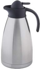 Tablecraft Stainless Steel and Black Plastic Accents Vacuum Coffee Carafe, 68 Ounce Capacity