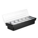 Tablecraft Plastic 6 Compartment Condiment Holder