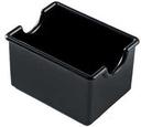 Tablecraft Black Polystyrene Sugar Packet Holder, 3.25 x 2.5 x 2 inch - 6 count per pack -- 1 pack per case.
