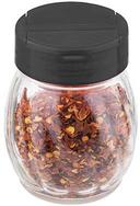 Tablecraft Black Plastic Flip Top Glass Shaker, 6 Ounce -- 12 per case.