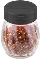 Tablecraft Black Plastic Flip Top Shaker, 6 Ounce -- 12 per case.