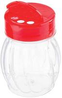 Tablecraft Red Plastic Flip Top Shaker, 6 Ounce -- 12 per case.